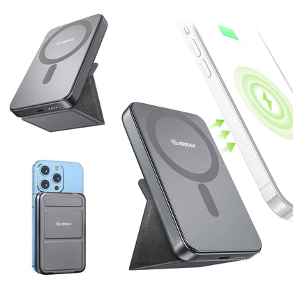 Esoulk Foldable Wireless Charger with Power Bank 5000 mAh - Best Cell Phone Parts Distributor in Canada, Parts Source