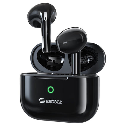Esoulk Truwireless Earbuds with Noise Reduction & long Battery Life Black - Best Cell Phone Parts Distributor in Canada, Parts Source