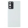 High Quality Back Glass Cover Door  + Camera Lens For Samsung Galaxy Note 20 Ultra 5G N986 (Mystic White)