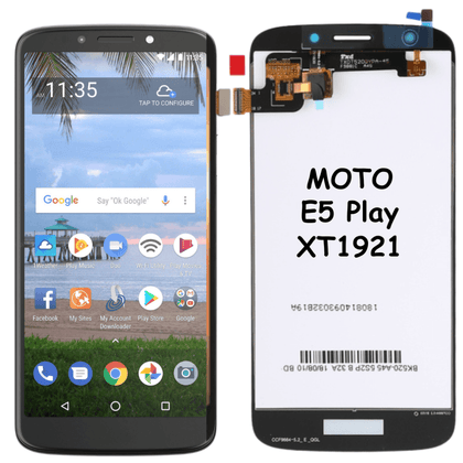 LCD & Digitizer For Motorola Moto E5 Play XT1921 (Black) - Best Cell Phone Parts Distributor in Canada, Parts Source