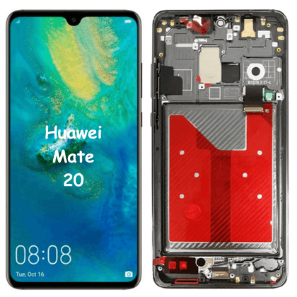 LCD & Digitizer with Frame For Huawei Mate 20 HMA-L29 HMA-L09 HMA-LX9 (Black) - Best Cell Phone Parts Distributor in Canada, Parts Source