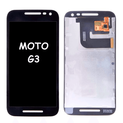 LCD Assembly with Frame For Motorola Moto G3 XT1540 (Black) - Best Cell Phone Parts Distributor in Canada, Parts Source
