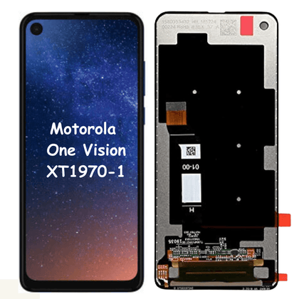 LCD Display Touch Screen Digitizer Assembly Without Frame For Motorola Moto One Vision P50 XT1970 6.3 Inch (Black) - Best Cell Phone Parts Distributor in Canada, Parts Source