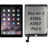 LCD Screen with Digitizer Full Assembly for iPad Air 2 A1566 A1567 (Black)