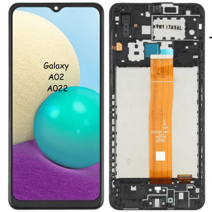 LCD Screen with Frame For Samsung Galaxy A02 A022F - Best Cell Phone Parts Distributor in Canada, Parts Source