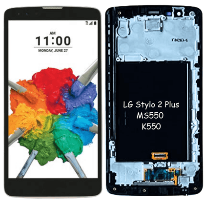 LG Stylo 2 Plus LCD & Digitizer LG Stylo 2 Plus MS550 K550 (Black) - Best Cell Phone Parts Distributor in Canada, Parts Source