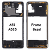 Middle Frame Bezel Plate for Samsung Galaxy A51 (Black)