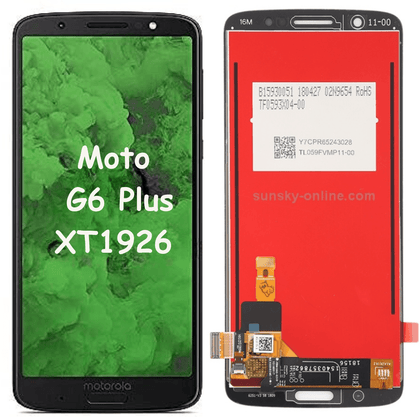 Motorola Moto G6 Plus (XT1926) LCD & Digitizer Black - Best Cell Phone Parts Distributor in Canada, Parts Source