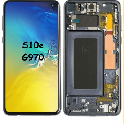 OEM AMOLED LCD Screen for Galaxy S10e Digitizer Full Assembly with Frame for Samsung Galaxy S10e G970 (Prism Black) - Best Cell Phone Parts Distributor in Canada, Parts Source