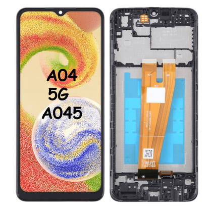 OLED Display Digitizer Touch Screen Assembly With Frame For Samsung A04 A045 - Best Cell Phone Parts Distributor in Canada, Parts Source