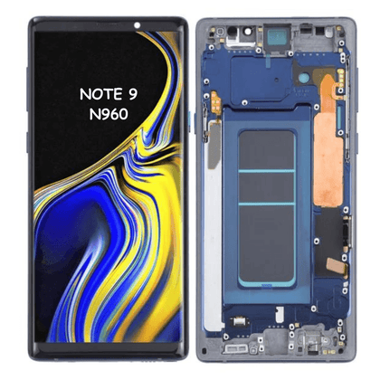OLED LCD Screen Digitizer Full Assembly with Frame for Samsung Galaxy Note9 N960 (Blue) - Best Cell Phone Parts Distributor in Canada, Parts Source