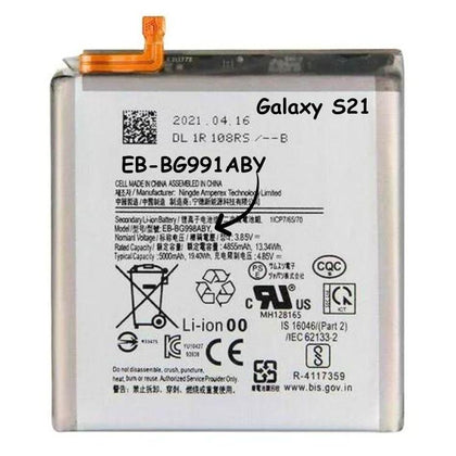 Replacement Battery For Samsung Galaxy S21 5G G991W Li-ion Battery EB-BG991ABY 4000 mAh - Best Cell Phone Parts Distributor in Canada, Parts Source