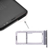 SIM Card Tray + Micro SD Card Tray  For Samsung Galaxy S8 G950 / S8+ G955 (Black)