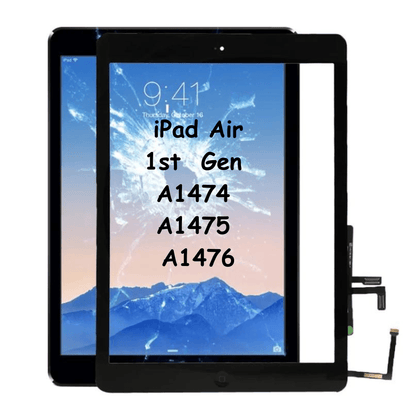Touch Panel Digitizer Controller Button + Home Key Button for iPad Air 1st Gen A1474 A1475 A1476 (BLACK) - Best Cell Phone Parts Distributor in Canada, Parts Source