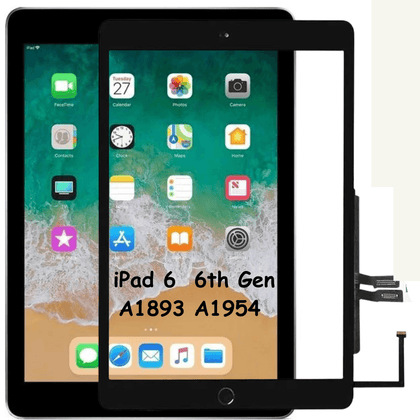 Touch Screen Digitizer Assembly Replacement For iPad 6 2018 6th Gen A1893 A1954 (Black) - Best Cell Phone Parts Distributor in Canada, Parts Source