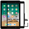 Touch Screen Digitizer Assembly Replacement For iPad 6 2018 6th Gen A1893 A1954 (Black)