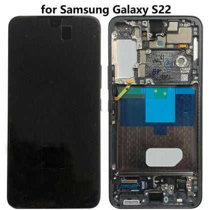 AMOLED Screen with Digitizer Full Assembly For Samsung Galaxy S22 5G SM-S901 (Black) - Best Cell Phone Parts Distributor in Canada, Parts Source
