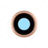 Back Camera Lens With Bezel Frame for iPhone SE 2020 / iPhone 8 -  Gold