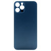 Back Cover Glass Compatible for iPhone 12 PRO MAX with large Holes -  Pacific Blue