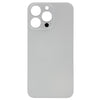 Back Cover Glass With Big Camera Hole for iPhone 13 Pro Max - Silver