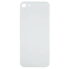 Back Housing Glass Cover With Larger Camera Hole for iPhone 8 - Silver