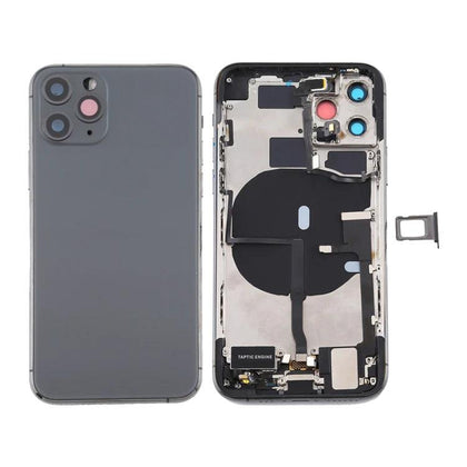 Back Housing with Side Keys & Power Button + Volume & Power Flex Cable for iPhone 11 Pro Max (GRAY) - Best Cell Phone Parts Distributor in Canada, Parts Source