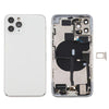 Back Housing With Side Keys & Power Button + Volume & Power Flex Cable for iPhone 11 Pro Max (SILVER)