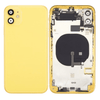 Back Housing With Side Keys & Power Button + Volume & Power Flex for iPhone 11 (YELLOW)