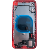 Back Housing With SIM Card Tray & Side Keys & Power + Volume Flex Cable for iPhone XR (RED)