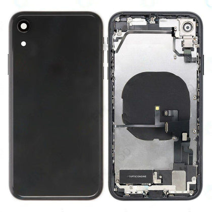Back Housing With SIM Card Tray & Side Keys & Power + Volume Flex Cable for iPhone XR (Space Gray) - Best Cell Phone Parts Distributor in Canada, Parts Source