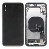 Back Housing With SIM Card Tray & Side Keys & Power + Volume Flex Cable for iPhone XR (Space Gray)