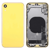 Back Housing With SIM Card Tray & Side Keys & Power + Volume Flex Cable for iPhone XR(YELLOW)