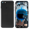 Back Housing With Small Parts for iPhone 8 - Black