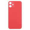 Battery Back Cover With large Camera Hole for iPhone 12 (Red)