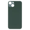 Big Camera Hole Glass Back Battery Cover for iPhone 13 mini(Green)