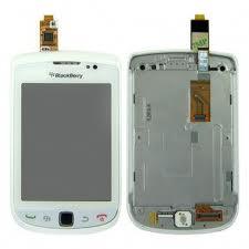 Blackberry 9810 LCD Slider Complete Assembly White - Cell Phone Parts Canada