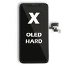 Hard OLED Material LCD Screen and Digitizer Full Assembly for iPhone X (Black)