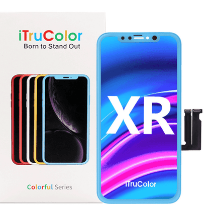 Incell Colorful LCD Screen With Metal Back Plate for iPhone XR (BLUE) - Best Cell Phone Parts Distributor in Canada, Parts Source
