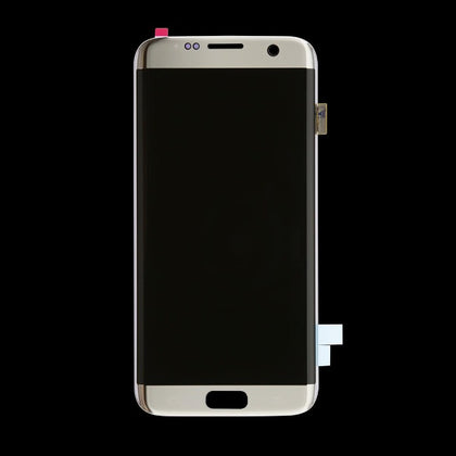 Replacement Samsung S7 Edge LCD Assembly Silver - Best Cell Phone Parts Distributor in Canada