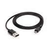 Micro USB cable Black 3ft long cable