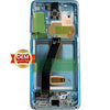 Replacement  AMOLED Screen with Frame For Samsung Galaxy S20 5G G981 Cosmic Blue (Service Pack)