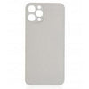Replacement Back Cove Glass for iPhone 12 Pro with Large Holes - (SILVER)
