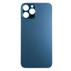 Replacement Back Cover Glass for iPhone 12 PRO with large Holes - (PACIFIC BLUE)
