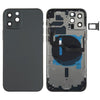 Replacement Back Housing for iPhone 12 Pro with Buttons - Black