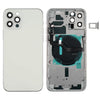 Replacement Back Housing for iPhone 12 Pro with Buttons - Silver