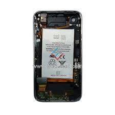 iPhone 3GBattery Cover 16G BlackFull Assembly - Best Cell Phone Parts Distributor in Canada