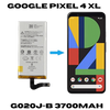 Replacement Battery Google Pixel 4XL Li-ion Battery G020J-B 3700mAh