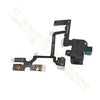 Replacement Headset with Volume control flex cable Compatible with iPhone 4 - Black