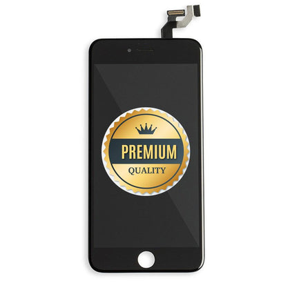 Replacement iPhone 6s Plus LCD Assembly Black with Back Metal Plate (Premium Quality) - Best Cell Phone Parts Distributor in Canada