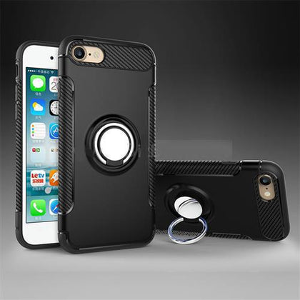 iPhone X TPU with Kick Stand 2 in 1 Built-in protective Case Black - Best Cell Phone Parts Distributor in Canada